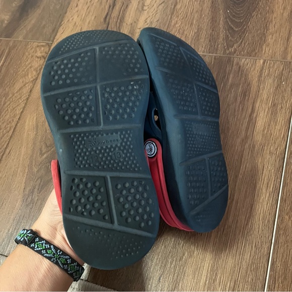 Joybees blue & red slip on foam clogs, size 12 - Picture 7 of 7